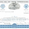 Pennsylvania New York Central Transportation Company Share Certificate 1968 Pennsylvania New York Central Transportation Company Share Certificate 1968