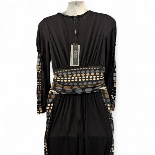 Per Una Collezione Italiana Ladies Dress, UK 10, Black Mix