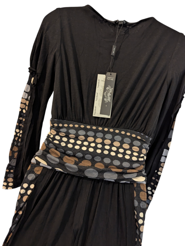 Per Una Collezione Italiana Ladies Dress, UK 10, Black Mix