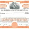 E.J. Korvette Inc. Share Certificate – 50 Shares, 1962 E.J. Korvette Inc. Share Certificate – 50 Shares, 1962