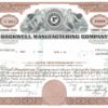 Rockwell Manufacturing Company Stock Certificate – 100 Shares, 1970 Rockwell Manufacturing Company Stock Certificate – 100 Shares, 1970