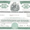 Pennsylvania Power & Light Company Share Certificate 1971