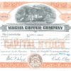 Magma Copper Company Share Certificate 1961