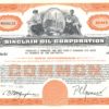 Sinclair Oil Corporation Share Certificate 1959