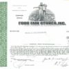 Food Fair Stores Inc Share Certificate 1970 – 100 Shares Food Fair Stores Inc Share Certificate 1970 – 100 Shares