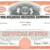 Atlantic Refining Company Share Certificate 1959 – 75 Shares Atlantic Refining Company Share Certificate 1959 – 75 Shares