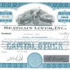 Seatrain Lines Inc Share Certificate 1960 – 100 Shares Seatrain Lines Inc Share Certificate 1960 – 100 Shares