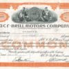 A.C.F.–Brill Motors Company Share Certificate, 1951 A.C.F.–Brill Motors Company Share Certificate, 1951