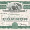 United Printers and Publishers Incorporated Share Certificate, 1955 United Printers and Publishers Incorporated Share Certificate, 1955