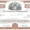 CNA Financial Corporation Preferred Share Certificate, 1973