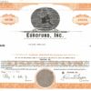 Eurofund, Inc. Share Certificate – 1959 Common Market Issue Eurofund, Inc. Share Certificate – 1959 Common Market Issue