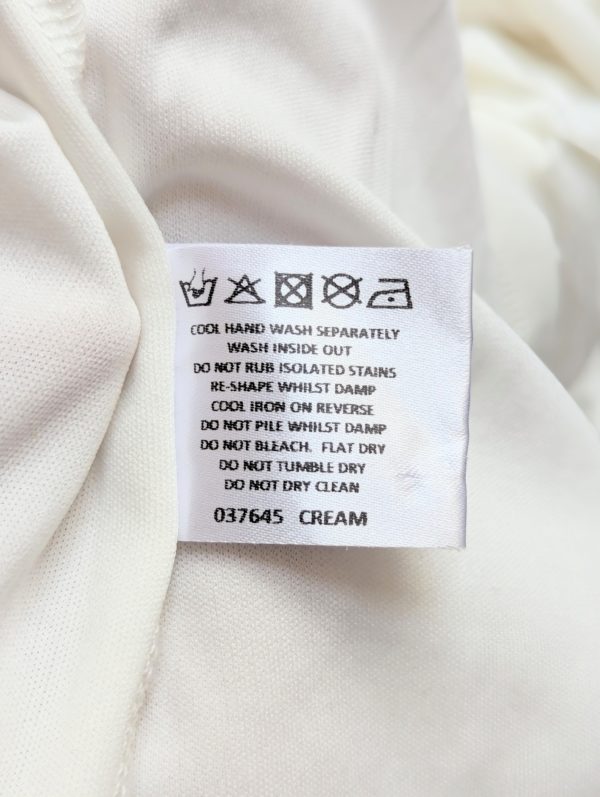 Jane Norman Cream One-Shoulder Evening Gown – UK Size 10