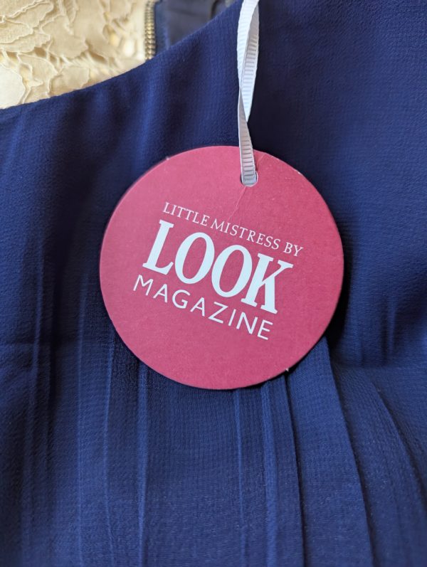 Little Mistress London Colourblock Lace Dress – UK 10