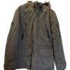 Next Khaki Quilted Winter Parka Jacket – UK Small, 2010s Next Khaki Quilted Winter Parka Jacket – UK Small, 2010s