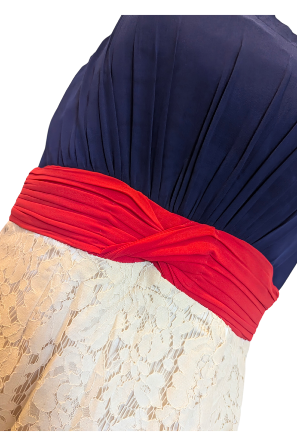 Little Mistress London Colourblock Lace Dress – UK 10