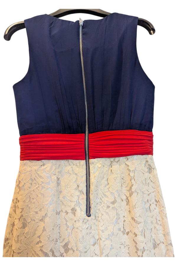 Little Mistress London Colourblock Lace Dress – UK 10